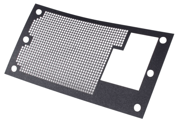 A gasket with complicated hole patterns